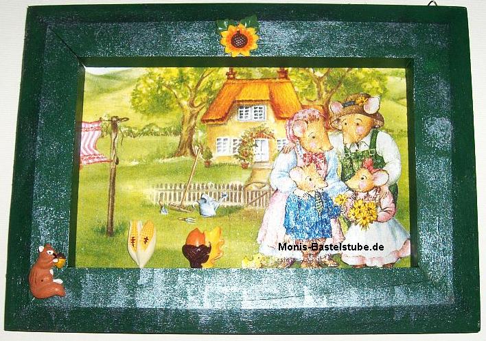 Wandbild - Mäuse Familie