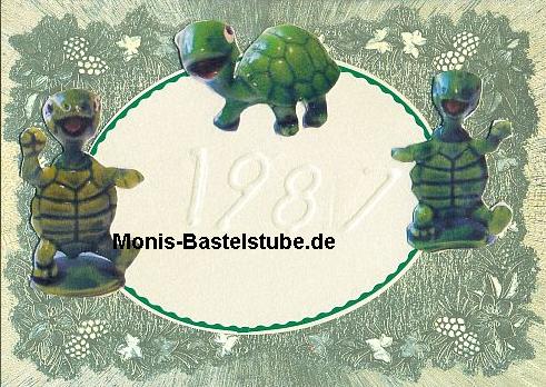 Karte - Figuren aus dem Ei