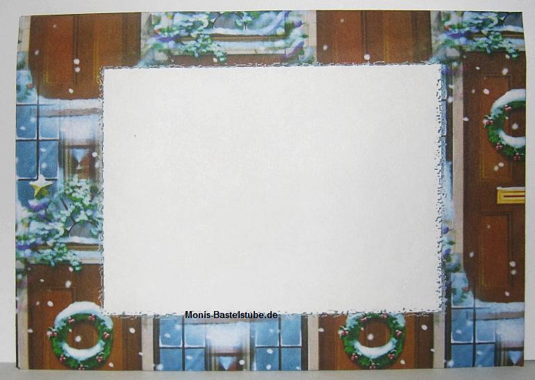 Weihnachtlich geschmückte Tür - Briefumschlag.jpg