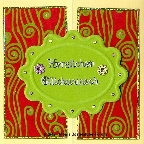 Geburtstagskarte - Herzlichen Glückwunsch