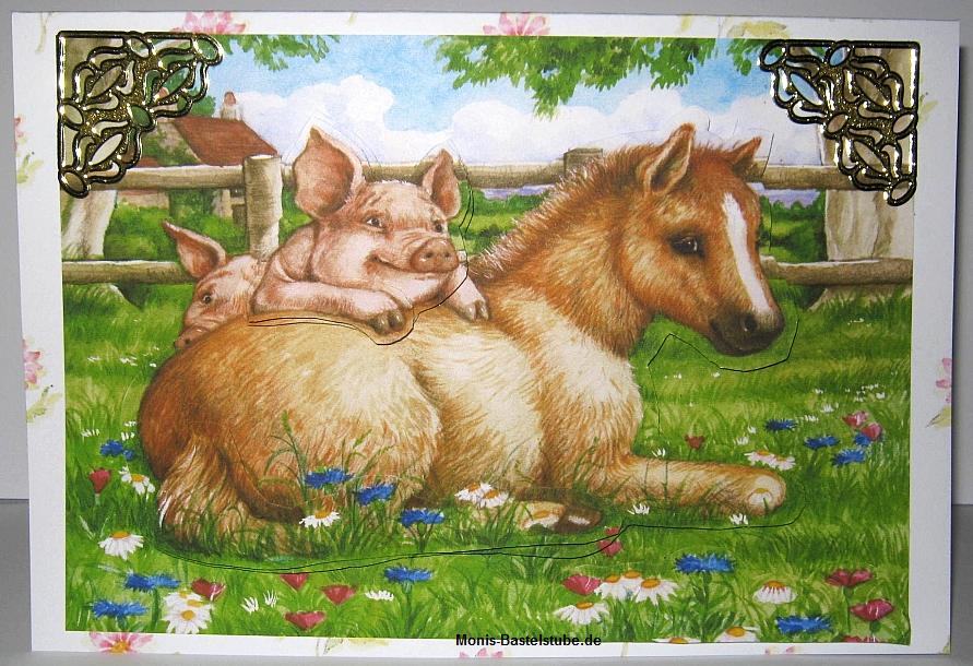 Grußkarte-Schweinchen-und-Fohlen-auf-der-Weide-mit-SqueezeeCards-HoneysuckleandFriends.jpg