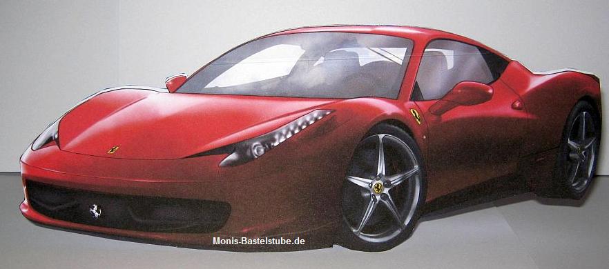 Grußkarte - Auto rot - Debbi Moore Cards for Men 2..jpg