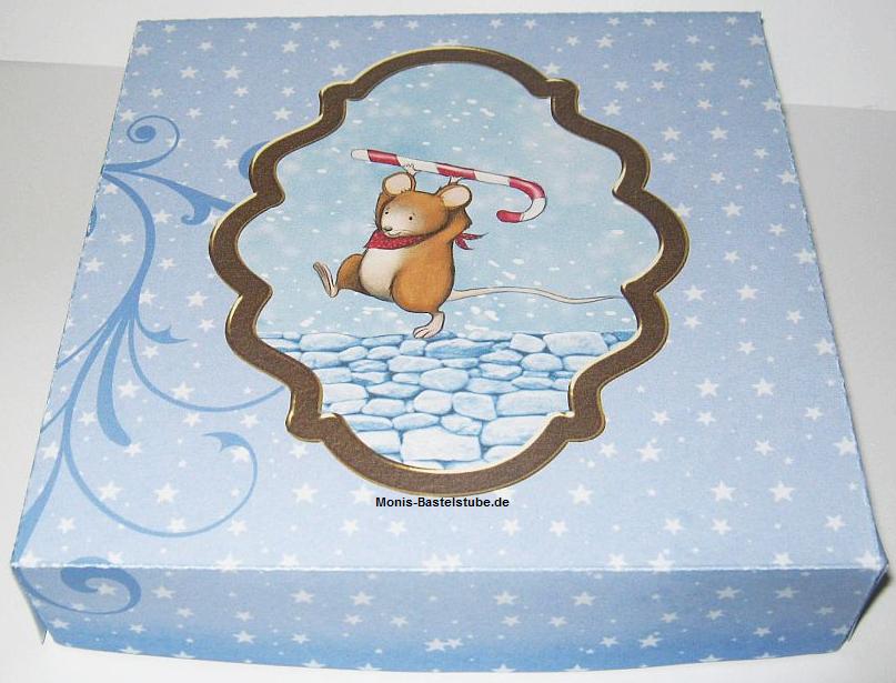 Weihnachtliche-Box-mit-Maus-Debbi Moore - Crackerbox Mice Christmas.jpg