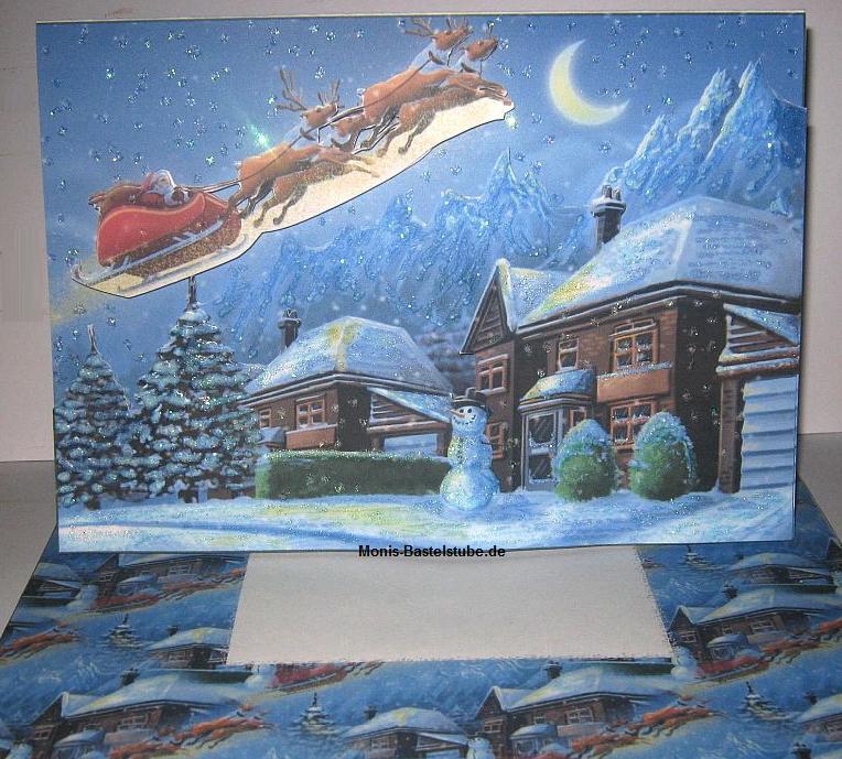 Grußkarte-der-Weihnachtsmann-kommt-Christmas Memories.jpg