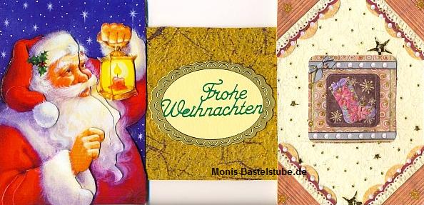 Schiebekarte - Frohe Weihnachten - offen