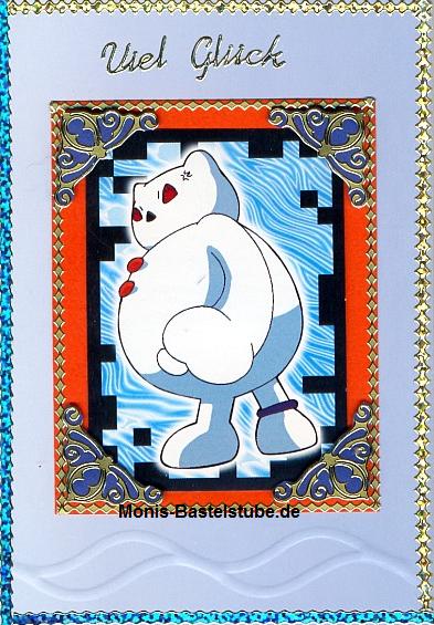 Grußkarte - Digimon - viel Glück