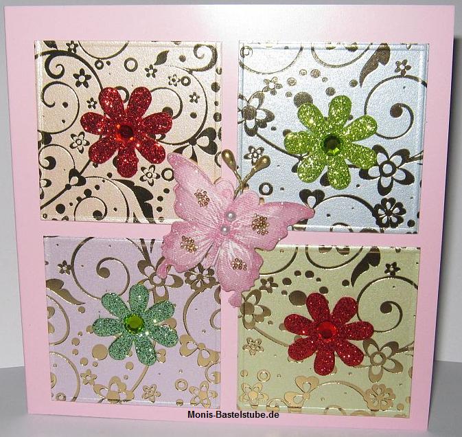 Grußkarte - Blumenzauber. Hunkydory und Petaloo..jpg