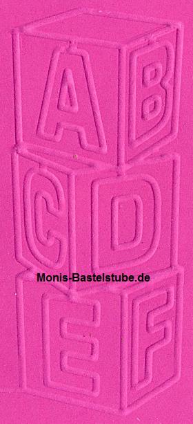 Würfel mit Buchstaben
