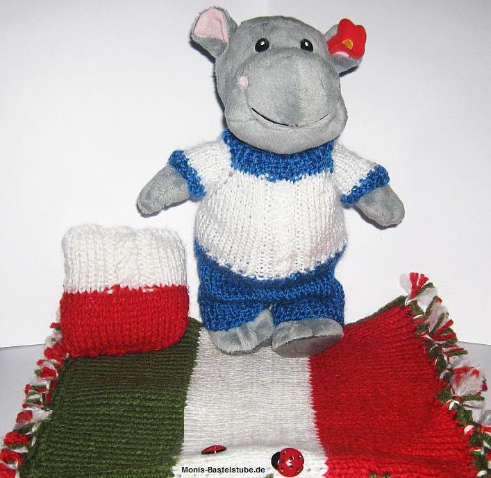 Plüschfigur-Modenschau. Pullover-Hose..jpg