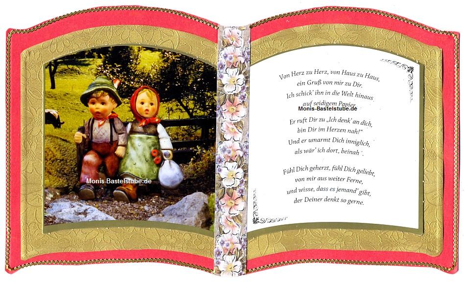 Buchkarte Bookatrix - Hummel - Wandern