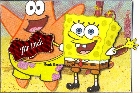 Grußkarte - Spongebob und Patrick