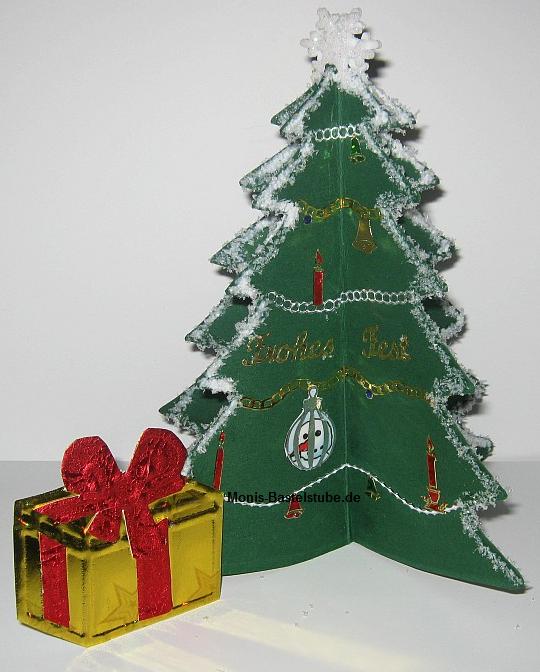 Tannenbaum mit Geschenk - gestaltet mit Greetings Board