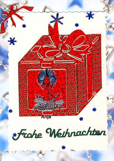 Karte Frohe Weihnachten
