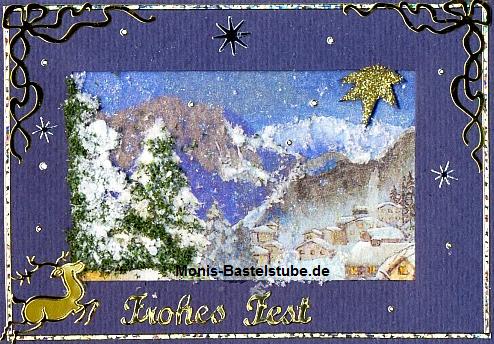 Grußkarte - Frohes Fest