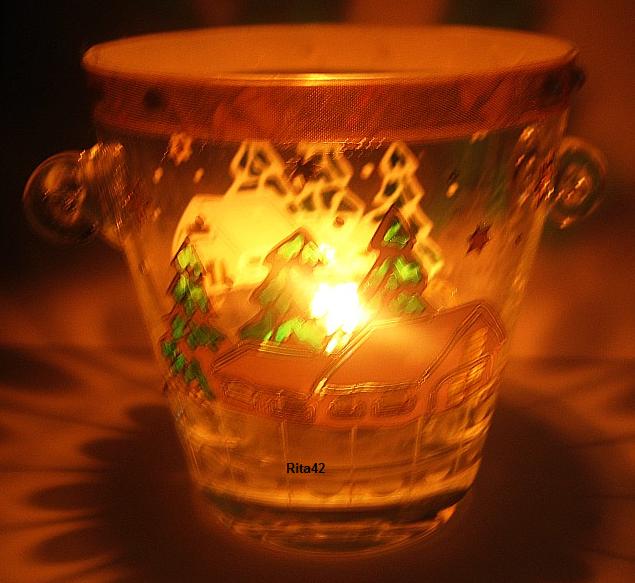 Weihnachtliches Windlicht