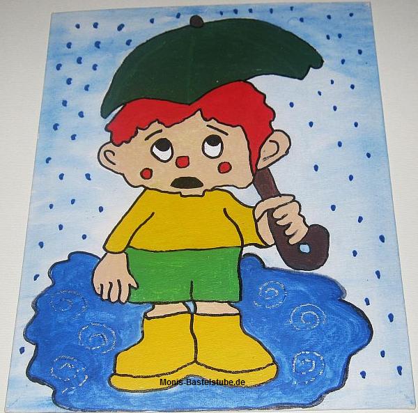 Gemaltes Wandbild - Pumuckl