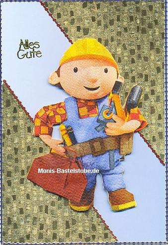 Grußkarte - Bob der Baumeister